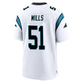 C.Panthers #51 Sam Mills Player White Home Game Ldoa Stitched Jerseys