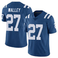 IN.Colts #27 Justin Walley Player Royal Limited Vapor Untouchable Home Game Ldoa Stitched Jerseys
