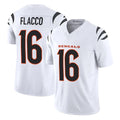 C.Bengals #16 Joe Flacco Player White Vapor F.U.S.E. Limited Home Game Ldoa Stitched Jerseys