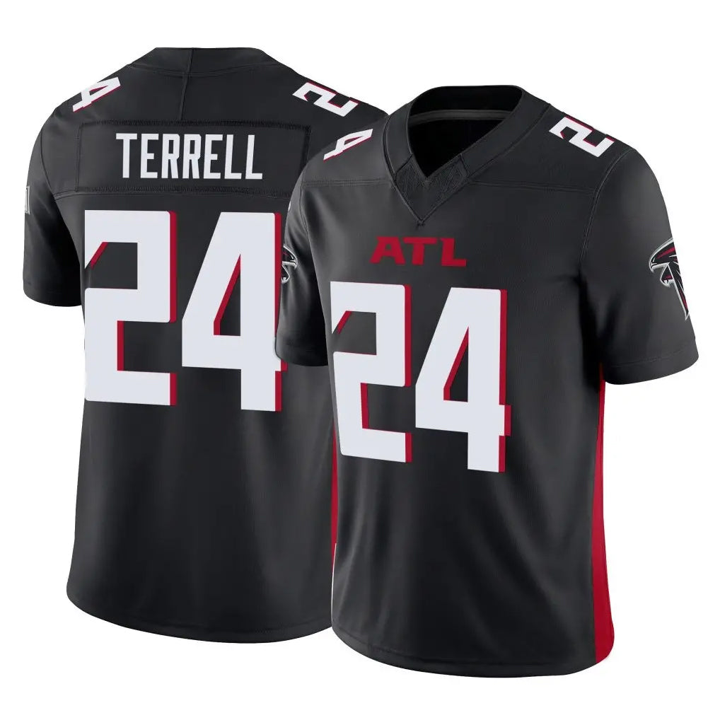 A.Falcons #24 A.J. Terrell Jr. Player Black Vapor F.U.S.E. Limited Ldoa Stitched Jerseys