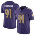 B.Ravens #91 Trey Hendrickson Player Purple Color Vapor Untouchable Limited Ldoa Stitched Jerseys