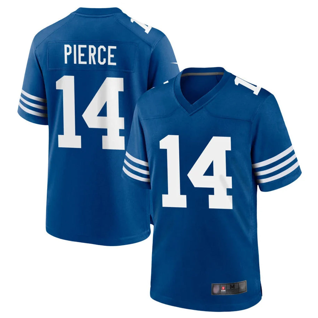 IN.Colts #14 Alec Pierce Player Royal Limited Home Game Ldoa Stitched Jerseys