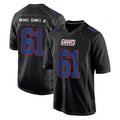 NY.Giants #61 John Michael Schmitz Jr. Player Carbon Fashion Limited Home Game Ldoa Stitched Jerseys