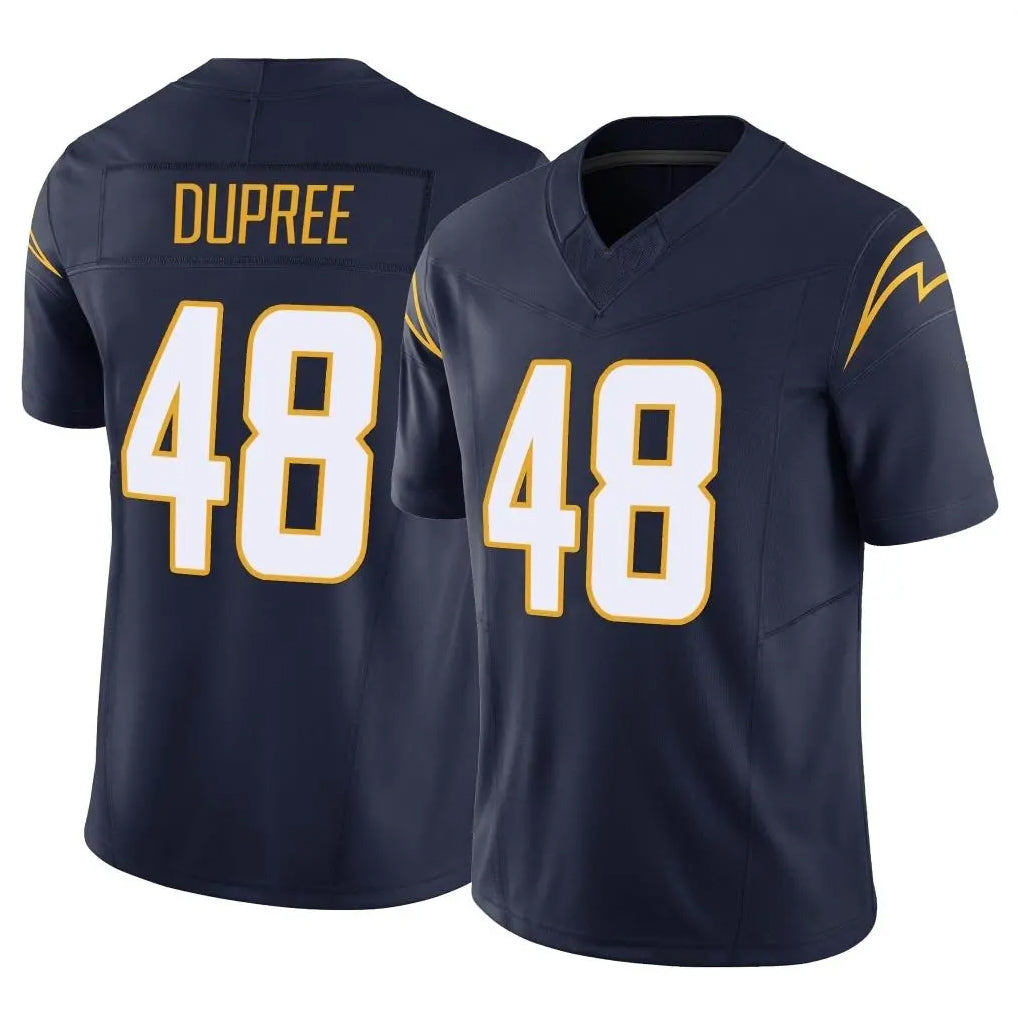LA.Chargers #48 Bud Dupree Player Navy Limited Vapor F.U.S.E. Home Game Ldoa Stitched Jerseys