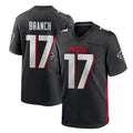 A.Falcons #17 Zachariah Branch Player Black Home Game Ldoa Stitched Jerseys