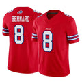 B.Bills #8 Terrel Bernard Player Red Vapor F.U.S.E. Jersey Limited Home Game Ldoa Stitched Jerseys